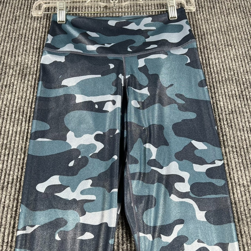 Nike Womens Leggings Pants XS Extra Small Blue Camo Camouflage Activewear Gym